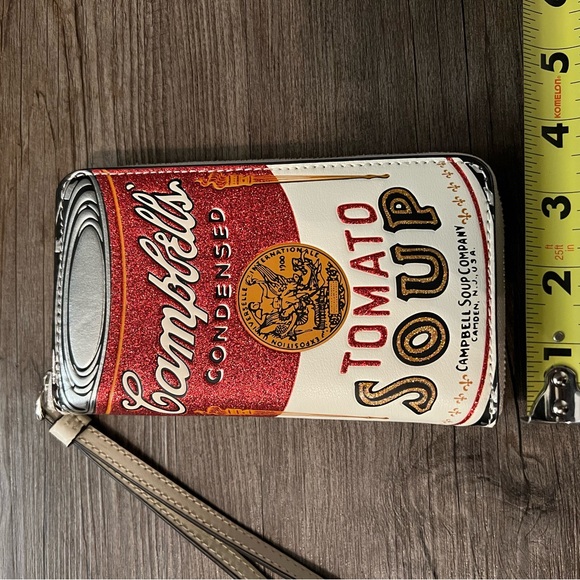 Coach Andy Warhol Campbell's Tomato Soup Can Wallet RARE 6x4 - Picture 8 of 8